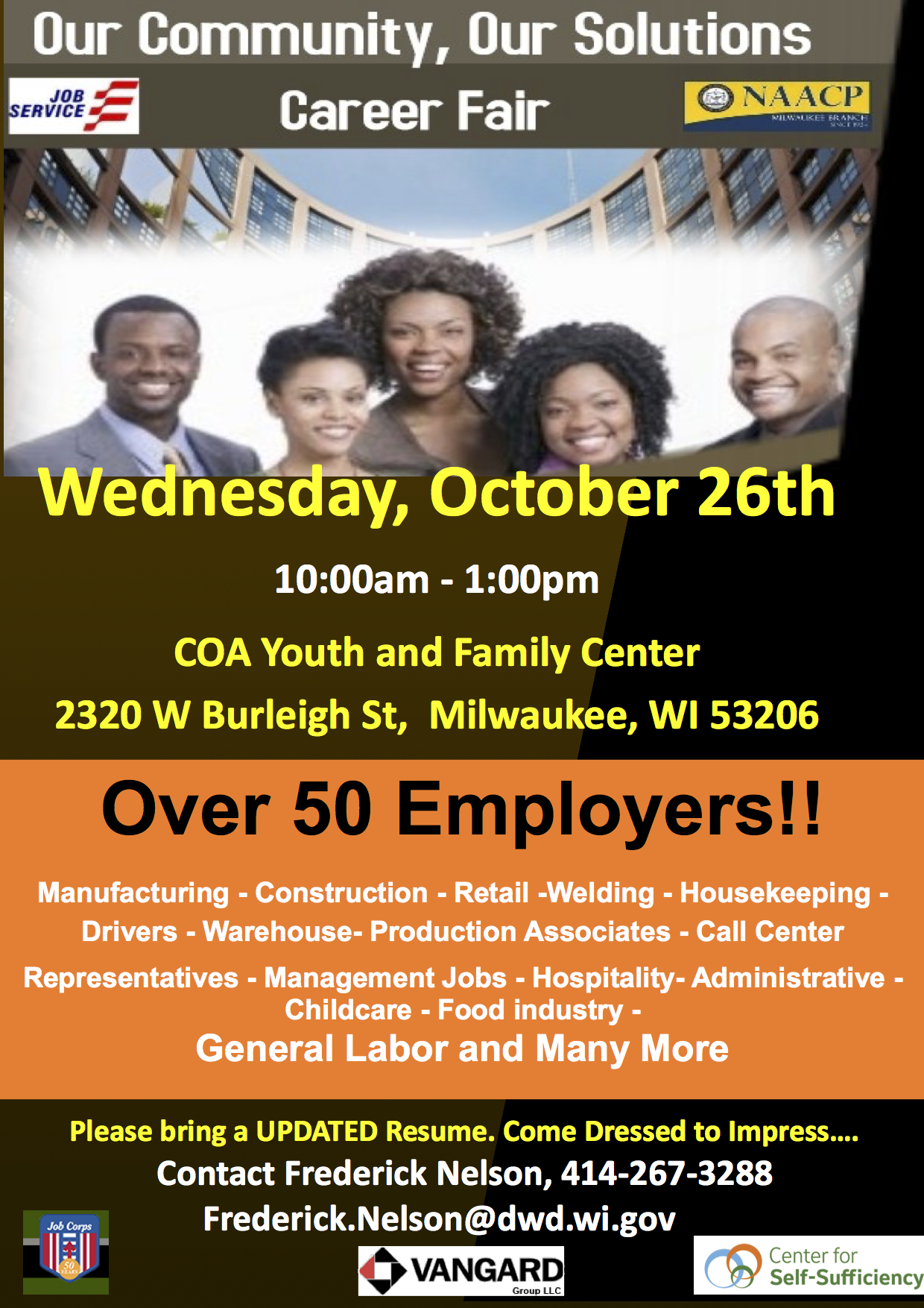 Our Community, Our Solutions Career Fair